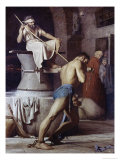 Samson on the Treadmill, c.1863 Giclee-trykk av Carl Bloch Samson on the Treadmill, c.1863 Giclee-trykk av Carl Bloch
