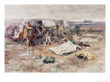 Calling the Horses Giclee Print by Celia Russell