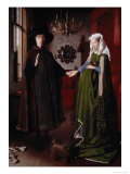 Das Arnolfini-Doppelbildnis Giclée-Druck von Jan van Eyck 