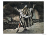 Abraham Sees Sodom in Flames Giclee Print by James Tissot