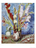 Vase with Gladioli Giclée-Druck von Vincent van Gogh