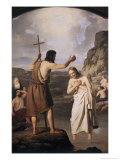 Baptism of Jesus Lámina giclée por Johan Peter Raadsig