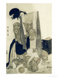 Mère et enfant Reproduction procédé giclée par Utamaro Kitagawa 