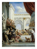 The Parable of Dives and Lazarus Giclee Print by Domenico Fetti