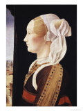 Ginevra Bentivoglio Giclée-tryk af Ercole de'Roberti Ginevra Bentivoglio Giclée-tryk af Ercole de'Roberti