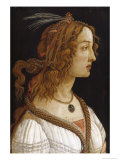 Portrait of a Young Woman Giclee Print by Sandro Botticelli
