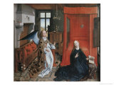 The Annunciation, no.2 reproduction procédé giclée par Rogier van der Weyden