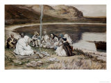 Christ Eating with His Disciples Giclee Print by James Tissot