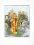 Alte Bauwerke Gestaffelt Poster par Ernst-peter Rade