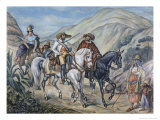 Residents of Minas Gerais Giclee Print by Johann Lorenz Rugendas