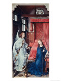 The Annunciation, no.1 Giclée-Druck von Rogier van der Weyden