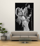 The Who-Roger Daltrey  with Pete Townshend 1974 Wall Mural