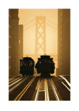 Cable Cars, San Francisco Poster von Mitchell Funk