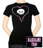 Women's: Alkaline Trio - Heart Skull Shirts