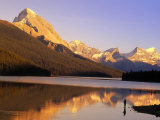 Fly-Fishing, Maligne Lake, Jasper National Park, Alberta, CA Photographic Print by Kevin Law
