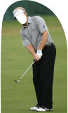 Golf Man Standin Stand Up