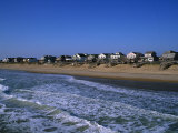 Beachfront Homes, Atlantic, Nags Head Photographic Print by Barry Winiker