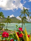Diamond Head Crater, Waikiki Beach, HI Photographie par Tomas del Amo