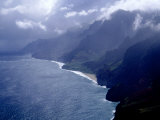 Na Pali Coast, Kauai, Hawaii Fotografisk trykk av Michele Burgess