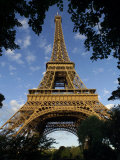View of Eiffel, Tower, Paris, France Lámina fotográfica por Keith Levit