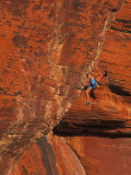 Rock Climbing, Red Rock, NV Photographic Print by Greg Epperson