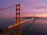 Golden Gate Bridge at Sunset, CA Fotografie-Druck von Kyle Krause