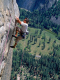 Rock Climbing, Yosemite, CA Photographic Print by Greg Epperson
