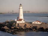Boston Lighthouse, Boston Harbor, MA Photographie par Kindra Clineff