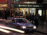 Police Car in Times Square, NYC Photographic Print by Rudi Von Briel
