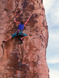 Rock Climbing, Red Rock, NV Photographic Print by Greg Epperson