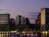 Inner Harbor at Dusk, Baltimore, Maryland Photographic Print by Jim Schwabel