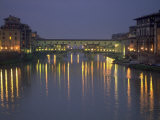 Ponte Vecchio, Evening, Florence, Italy Photographic Print by Kindra Clineff