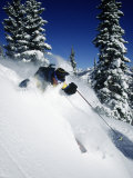 Downhill Skiing Photographic Print by Jack Affleck