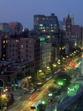 Boylston Street at Night, Boston, MA Photographic Print by John Coletti