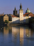 View of Prague from Across Water Photographic Print by Barbara Benner