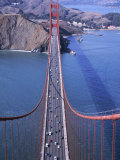 Top of Golden Gate Bridge, San Francisco, CA Photographic Print by Shmuel Thaler