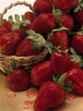 Strawberries in a Basket Photographic Print by Jan Barakat Strawberries in a Basket Photographic Print by Jan Barakat