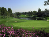 Golf Course and Lake Photographic Print by John Connell