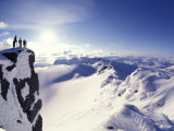 Mountain Climbers on a Mountain Photographie