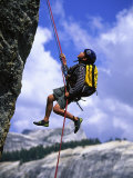 Boy Rock Climbing, California Photographic Print by Greg Epperson
