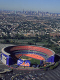 Shea Stadium, Aerial View, Ny Mets Photographic Print by Bruce Clarke