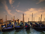 Gondolas, Venice, Italy Photographic Print by Angelo Cavalli