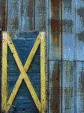 Rusted Colorful Barn Door, Esko, MN Photographic Print by Adam Stockland