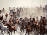 Horse Roundup Photographic Print by John Dominis