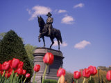 George Washington Statue, Boston Public Gardens Photographic Print by Bud Freund