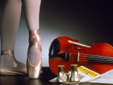 Playbill, Ballerina Legs and Violin Photographie