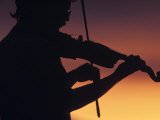 Man Playing the Violin Photographie