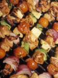Chicken Kabobs Photographic Print by Amy And Chuck Wiley/wales