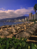 Beachfront on Playa Icacos, Acapulco, Mexico Photographic Print by Walter Bibikow