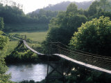 Foot Bridge in Kentucky Photographie par Wallace Garrison